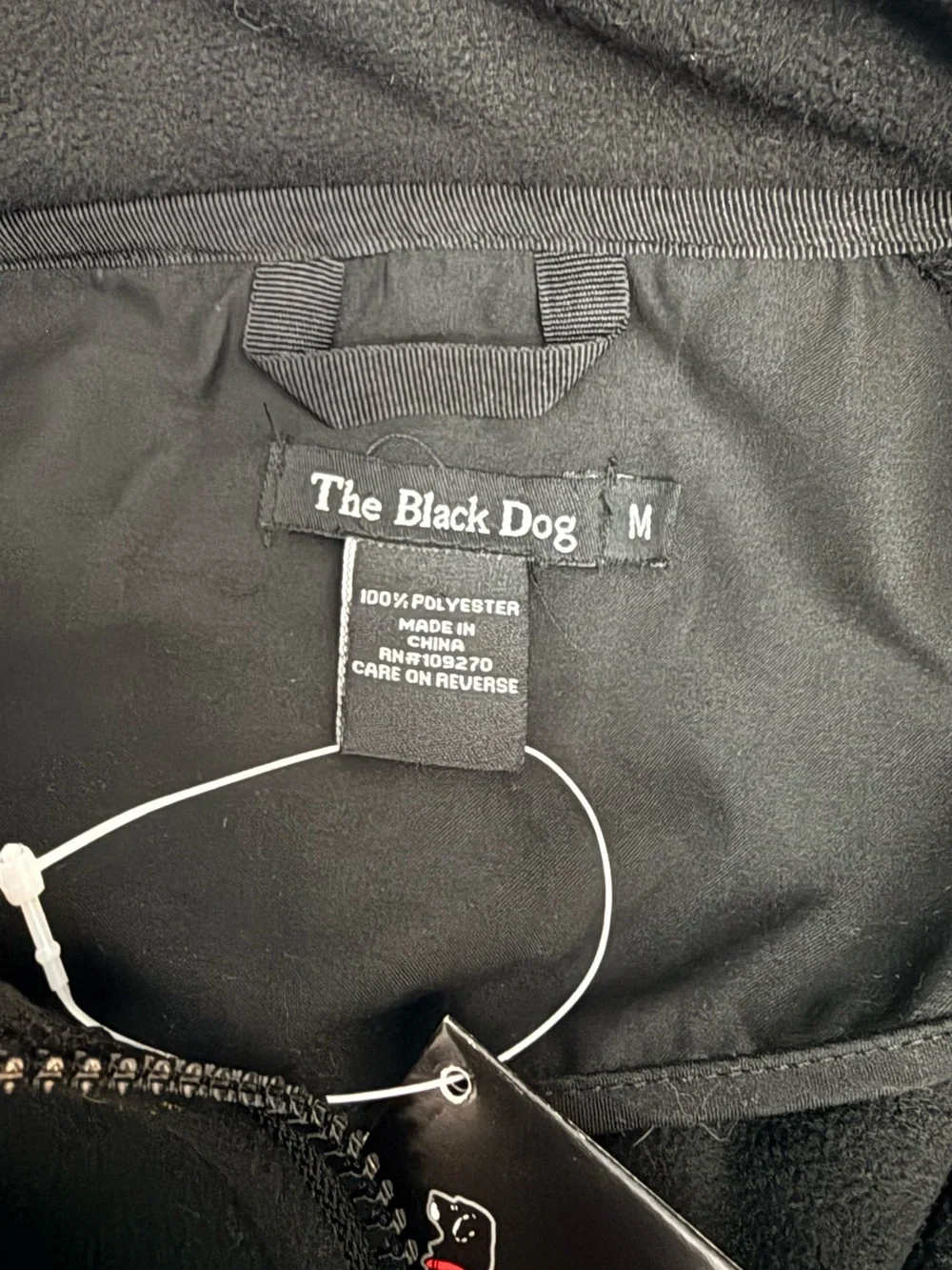 NWT The Black Dog | Classic Heavyweight 1/4 Zip Performance Fleece | Size Medium